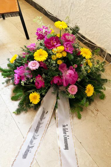 Bouquet-rosa,gelb